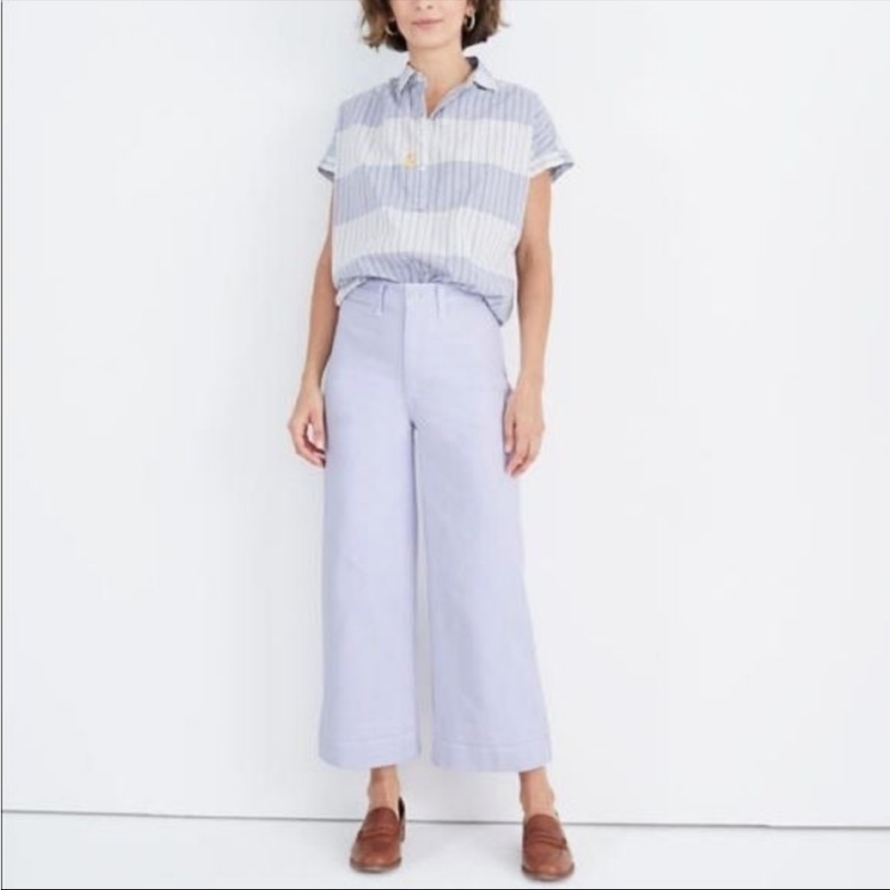Madewell Wide Leg Jeans in Purple/Lavender